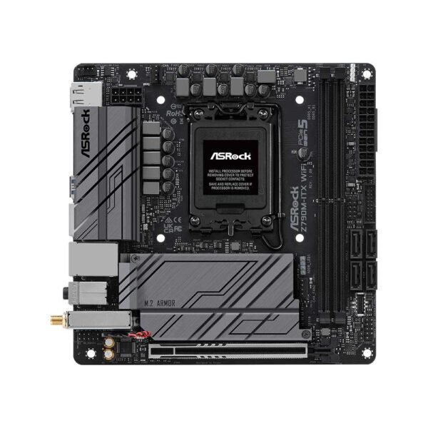 ASROCK Z790M-ITX WIFI LGA1700 MINI ITX MOTHERBOARD - Image 2