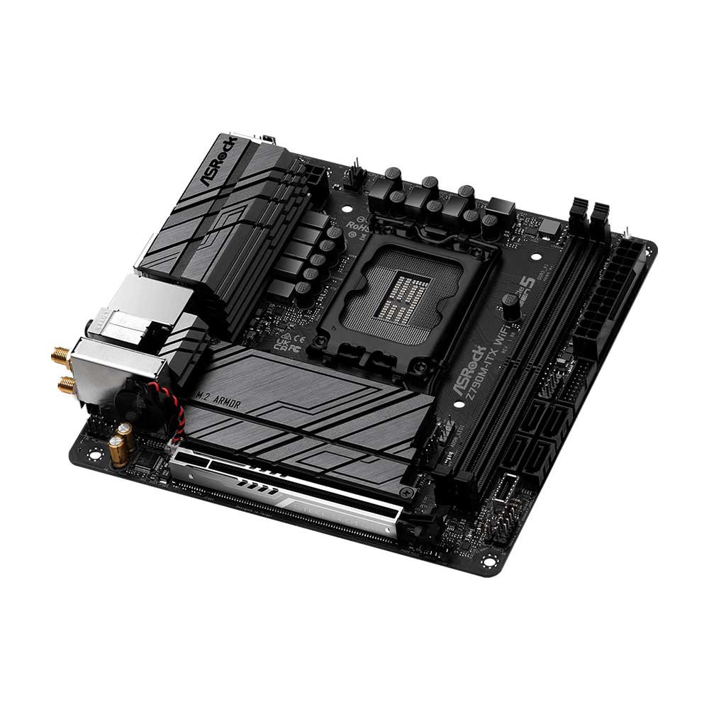 ASROCK Z790M-ITX WIFI LGA1700 MINI ITX MOTHERBOARD - Image 3