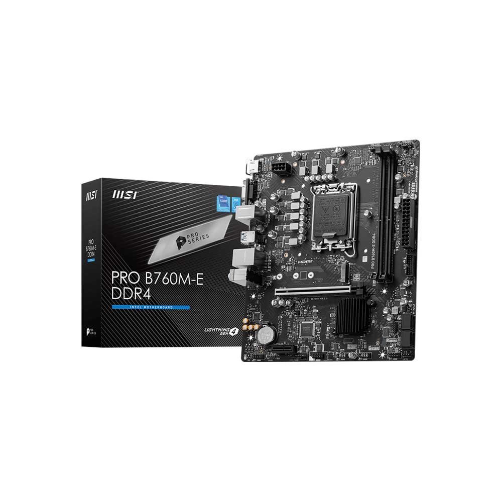 MSI PRO B760M-E DDR4 LGA1700 MATX