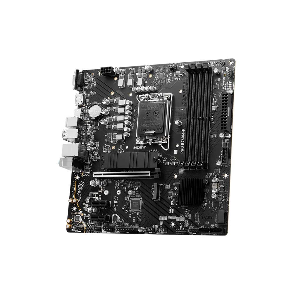 MSI PRO B760M-P LGA1700 MICRO ATX MOTHERBOARD (PRO-B760M-P) - Image 2