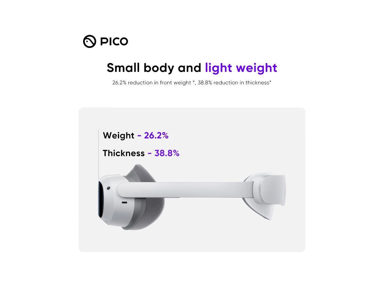 Pico 4 VR Headset 128GB Pico4 All-In-One Virtual Reality Headset 3D VR Glasses 4K+ Display For Metaverse & Stream Gaming - Image 2