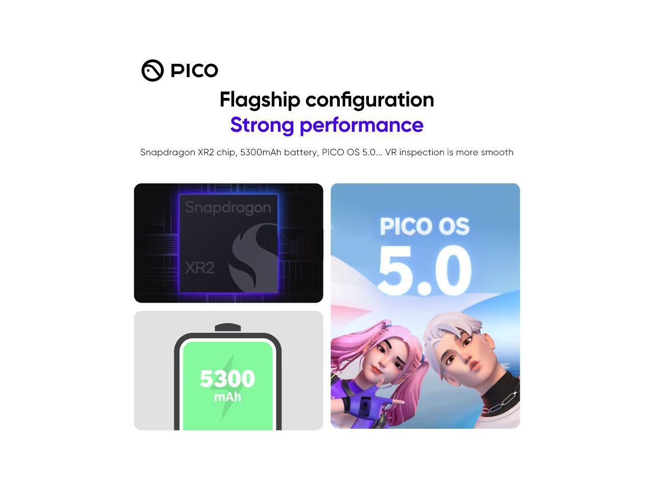 Pico 4 VR Headset 128GB Pico4 All-In-One Virtual Reality Headset 3D VR Glasses 4K+ Display For Metaverse & Stream Gaming - Image 3