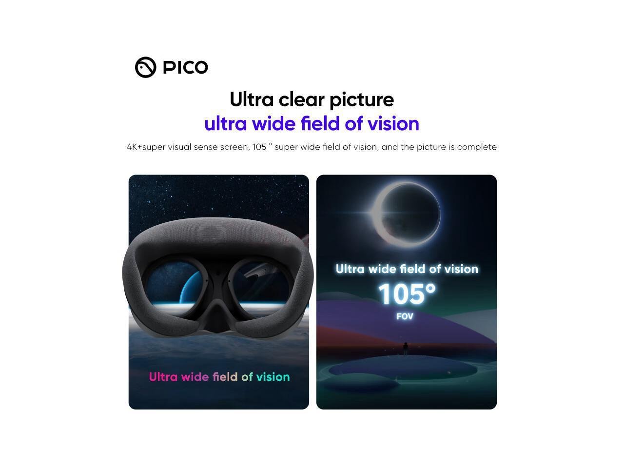 Pico 4 VR Headset 128GB Pico4 All-In-One Virtual Reality Headset 3D VR Glasses 4K+ Display For Metaverse & Stream Gaming - Image 4