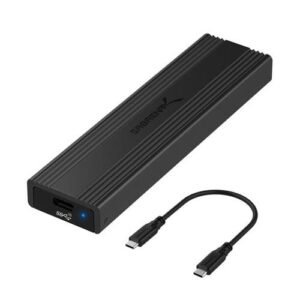 Sabrent USB 3.2 Type-C Tool-Free Enclosure for M.2 PCIe NVMe and SATA SSDs EC-SNVE