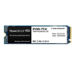 TeamGroup MP33 256GB M.2 NVMe Internal SSD TM8FP6256G0C101