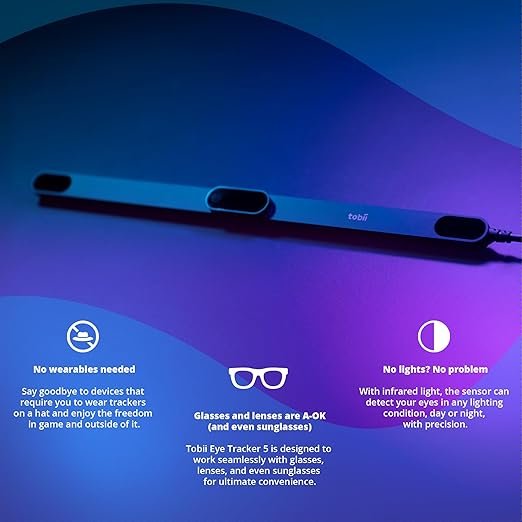 Tobii Tobii Eye Tracker 5 - Head & Eye Tracking Gaming Peripheral for PC - Image 4