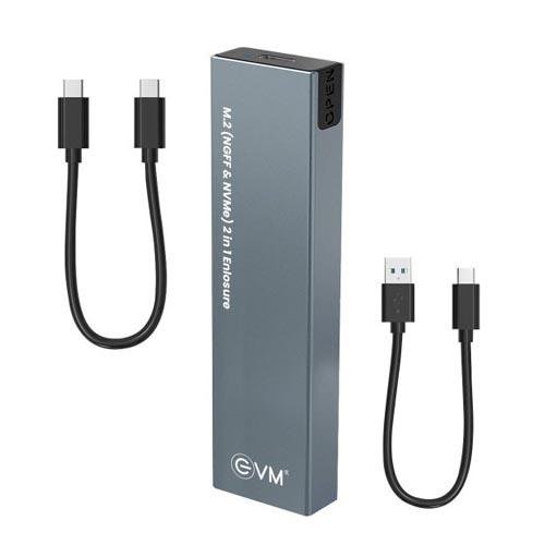 EVM M.2 (NGFF & NVMe) 2 in 1 Enclosure EVM-CG-001 EVM M.2 (NGFF & NVMe) 2 in 1 Enclosure EVM-CG-001