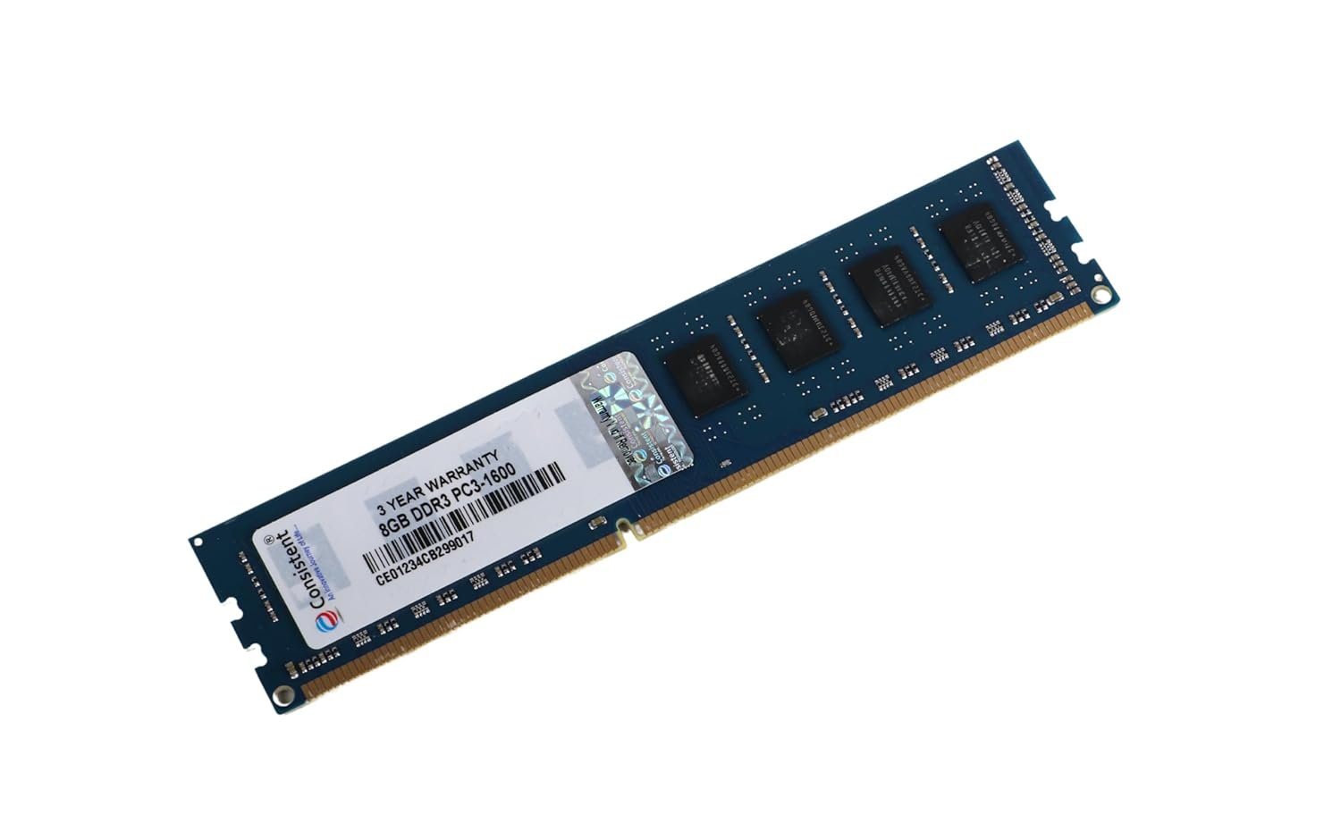 Consistent 8GB DDR3 1600MHz Desktop RAM (Memory) U-DIMM | Long-DIMM | DT PC3-1600 Single Channel Memory with 3 Years Manufacturer Warranty (Made in India) - Image 2