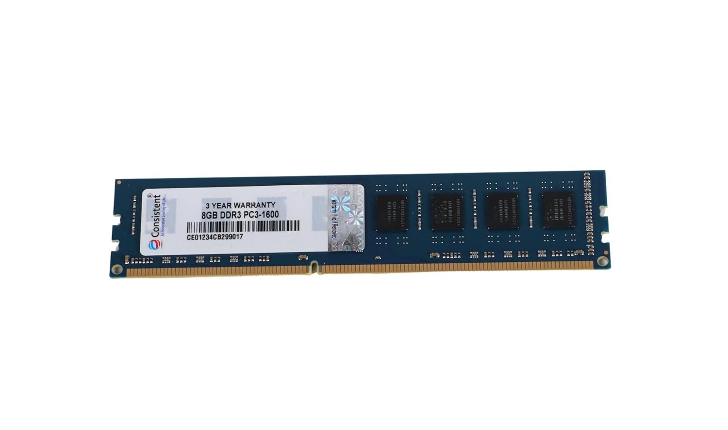 Consistent 8GB DDR3 1600MHz Desktop RAM (Memory) U-DIMM | Long-DIMM | DT PC3-1600 Single Channel Memory with 3 Years Manufacturer Warranty (Made in India) - Image 3