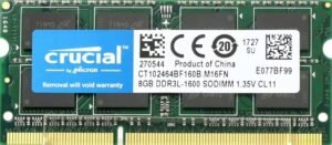 Crucial 8GB Single DDR3/DDR3L 1600 MT/S