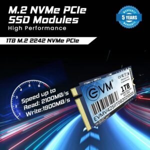 Alternative view of 1TB M.2 NVME 2242 SSD