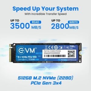 Alternative view of 512GB M.2 NVME PCIe SSD