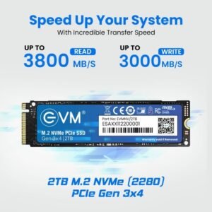 Alternative view of 2TB M.2 NVME PCIe SSD