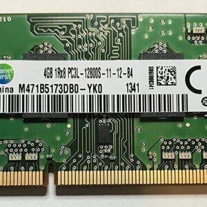 Samsung ram memory 4GB (1 x 4GB) DDR3 PC3L-12800,1600MHz, 204 PIN SODIMM for laptops