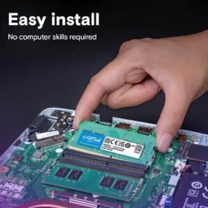 Alternative view of Crucial RAM 32GB DDR4 3200MHz CL22 (or 2933MHz or 2666MHz) Laptop Memory CT32G4SFD832A