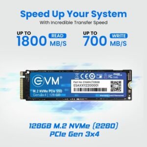 Alternative view of 128GB M.2 NVME PCIe SSD